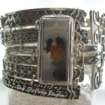 Sterling Studio 17 Ring Collage Montana Agate Bangle Bracelet