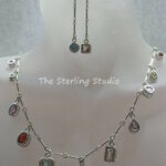 Sterling Studio Multi-Stone Setting Necklace