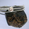 Sterling Studio 3 strap Copper Nugget Cuff Bracelet #1372
