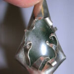 Sterling Studio Lodolite Fold Pendant