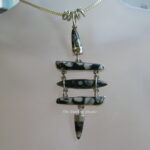 Sterling Studio Fossil Stone Pendant
