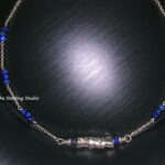 Sterling Studio "A Hand Up" Lapis Necklace