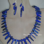 Sterling Studio Lapis Necklace and Earrings