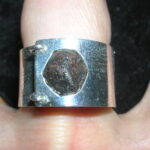 Sterling Studio Raw Garnet Ring