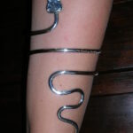 Sterling Studio Sapphire Upper Arm Snake Bracelet