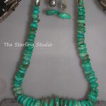 Sterling Studio Turquoise Necklace and Earrings