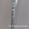 Sterling Studio Pattern Stick Necklace