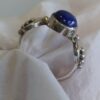 Sterling Lapis Moon Ring #1870 - Image 3