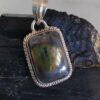 Sterling Pyrite Pendant