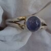 Sterling Tanzanite Round Ring #1854 - Image 2