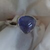 Sterling Tanzanite Pear Ring #1851