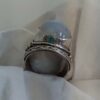 Sterling Moonstone Ring #1872 - Image 3
