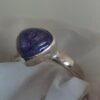 Sterling Tanzanite Pear Ring #1851 - Image 2