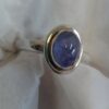 Sterling Oval Tanzanite Ring #1852 - Image 3