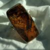 Sterling Montana Agate Rectangular Ring #1790 - Image 3