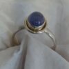 Sterling Oval Tanzanite Ring #1852 - Image 2