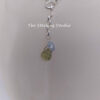 Sterling Studio Sterling Green Garnet and Vintage Bead Necklace - Earring Set
