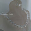 Sterling Studio Graduated 8mm - 12mm Clear Quartz Beaded Necklace and Earring Set - Image 2