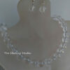 Sterling Studio Graduated 8mm - 12mm Clear Quartz Beaded Necklace and Earring Set - Image 5