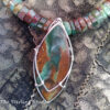 Sterling Studio Chrysoprase Necklace - Image 7