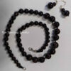 Sterling Studio Garnet and Sterling 2 piece Necklace and Earring Set - Image 3
