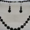 Sterling Studio Garnet and Sterling 2 piece Necklace and Earring Set - Image 4