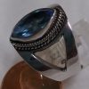 London Blue Topaz Marquee Ring
