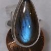 Labradorite Pear Ring - Image 2