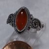 Carnelian Marquee Ring