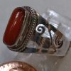 Red Coral Filigree Ring - Image 2