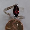 Garnet Marquee By-Pass Ring