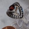 Bright Garnet in Marquee Ring - Image 2