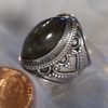 Labradorite Marquee Ornate Wide Ring - Image 2