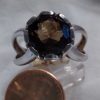 Smokey Quartz High Set Ring