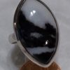 Zebra Jasper Marquee Ring