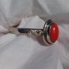 Red Coral Oval Ring - Image 5