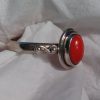Red Coral Oval Ring - Image 2
