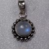 Rainbow Moonstone Round Ball Pendant - Image 4