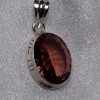 Created Alexandrite Quartz Oval Pendant - Image 2