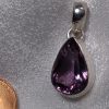 Amethyst Faceted Pear Pendant