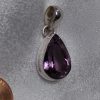 Amethyst Faceted Pear Pendant - Image 3