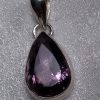 Amethyst Faceted Pear Pendant - Image 2