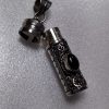 Black Onyx Ornate Tube Vial Pendant - Image 8