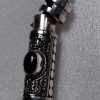 Black Onyx Ornate Tube Vial Pendant - Image 7