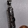 Black Onyx Ornate Tube Vial Pendant - Image 6