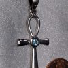 Blue Crystal Ankh Pendant - Image 3
