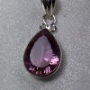 Created Alexandrite Quartz Pear Pendant - Image 3