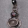 Garnet & Rose Quartz Pendant - Image 3