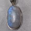 Rainbow Moonstone Large Oval Pendant - Image 3