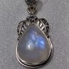 Rainbow Moonstone Pear pendant